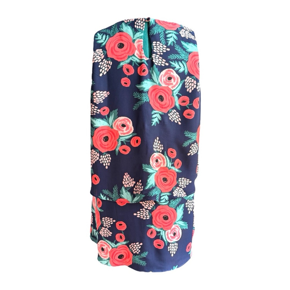 Rifle Paper Co. x Paper Crown Floral Top in Navy and Pink - Picture 5 of 11
